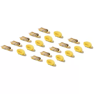 10 räikällistä kuormaliinaa – kuormansidonta – 6 m (5,5 m nauhan pää + 0,5 m kiristinpää)