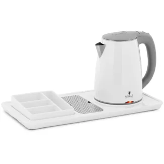 Ammattimainen vedenkeitin hotelliin – valkoinen – 1,2 l – 1800 W – kahvi- ja teeasemalla