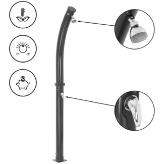 Aurinkosuihku – säiliö 20 l – säädettävä suihkupää Aurinkosuihku – säiliö 20 l – säädettävä suihkupää