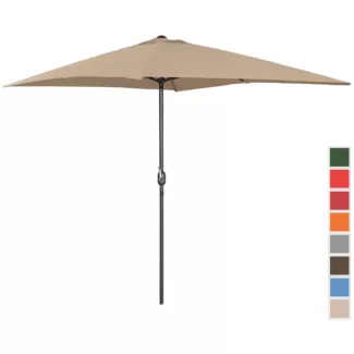 Aurinkovarjo suuri – ruskeanharmaa – suorakulmainen – 200 x 300 cm