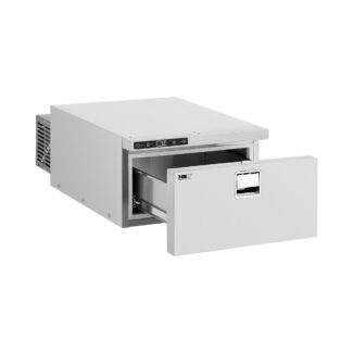 Autojääkaappi/pakastin – vetolaatikolla – 12/24 V – 28 l – ruostumaton teräs