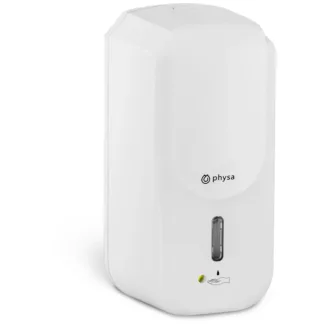 Automaattinen saippua-annostelija – 1 l – seinäkiinnitys – lukittava – valkoinen