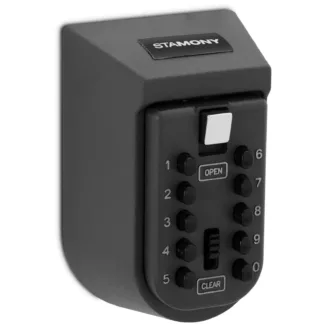 Avainsäiliö – 10-osainen numerolukko – seinäkiinnitys