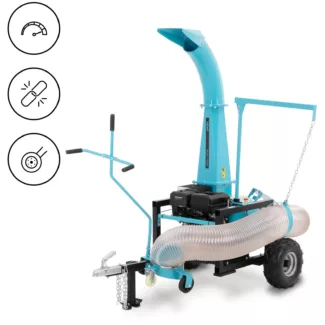 Bensiinikäyttöinen lehti-imuri – perävaunuihin – 15 hv – 3 573 cm³/h