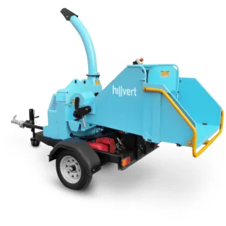 Bensiinikäyttöinen oksasilppuri pyörillä – 25 hy – 150 mm – suppilo 830 x 720 x 920 mm