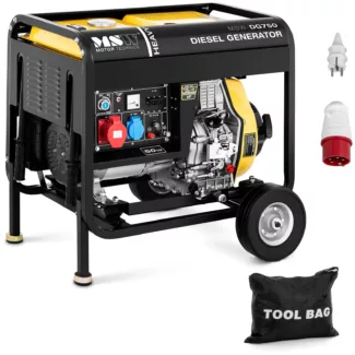 Diesel hätägeneraattori – 4 400 W – 12,5 L – 230/400 V – kuljetettava