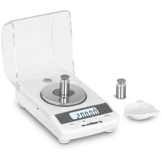 Digitaalinen tarkkuusvaaka – 50 g – 0,005 g / 50 g – ø 60 mm – tuulensuoja