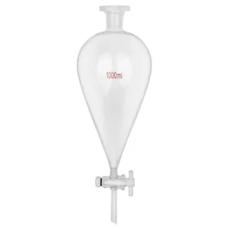 Erotussuppilo – 1000 ml – vakiohios: 24/29 – PTFE-sulkuhana