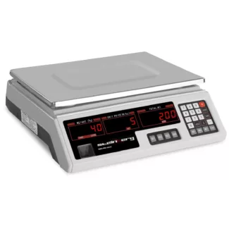 Hinnoitteluvaaka- 40 kg / 2 g – 33 x 24 x 0,6 cm