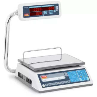 Hinnoitteluvaaka – varmennettu – 30 kg – kaksipuolinen LED-näyttö – kolmivärinen