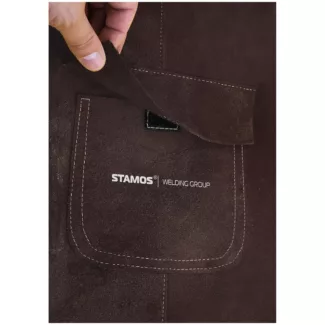 Hitsausesiliina – naudan haljasnahkaa – koko XL