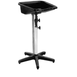 Hiustenpesuallas – 47 x 43 x 86 cm – musta