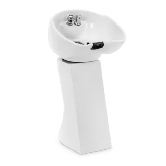 Hiustenpesuallas – kallistettava – sekoitushana, letku ja suihkupää