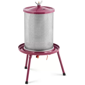 Hydraulinen mehupuristin – ruostumaton teräs/rauta – 40 l – 3 bar – sis. 5 suodatinliinaa – Royal Catering