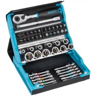 Hylsyavainsarja – kuusiokanta 6,3 mm (1/4”) / nelikanta 6,3 mm (1/4”) – 51 osaa Hylsyavainsarja – kuusiokanta 6,3 mm (1/4”) / nelikanta 6,3 mm (1/4”) – 51 osaa