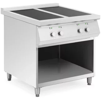Induktioliesi – 17 000 W – 4 keittoaluetta – 260 °C – säilytystila – Royal Catering