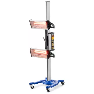 Infrapunakuivain – 2 x 1000 W säteilijä – korkeus jopa 160 cm