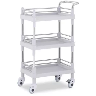 Instrumenttivaunu – 3 mitoiltaan 43 x 30 x 5 cm tasoa – 30 kg