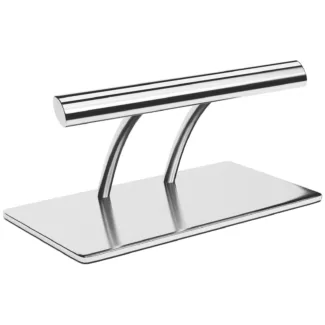 Jalkatuki kampaamo – ruostumaton teräs – 35 cm – ovaali