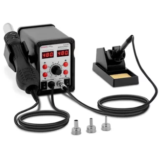 Juotosasema – SMD Rework Station – LED – juotoskolvilla 56 W ja kuumailmajuottimella 732 W Juotosasema – SMD Rework Station – LED – juotoskolvilla 56 W ja kuumailmajuottimella 732 W