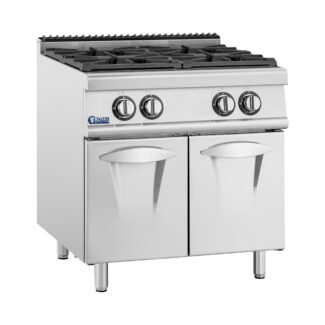 Kaasuliesi – 14,3 kW – 4 poltinta – alakaappi – Royal Catering