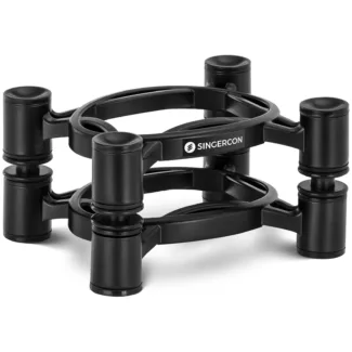 Kaiutinalusta – maks. 10 kg – korkeussäädettävissä 100 – 130 mm – < 10° kallistettava