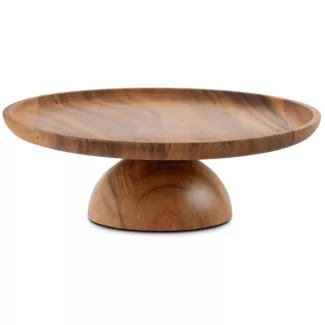 Kakkulautanen – akaasiapuu, öljytty – halkaisija: 24 cm – korkeus: 8 cm