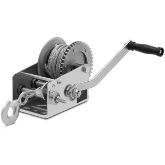 Käsivinssi – 1100 kg – teräsvaijeri 10 m – 2 suuntaa – 2 nopeutta – välityssuhde 4:1/8:1