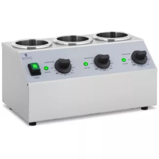 Kastikelämmitin – 3 x 1 L – käyttöpaneeli ylhäällä – Royal Catering