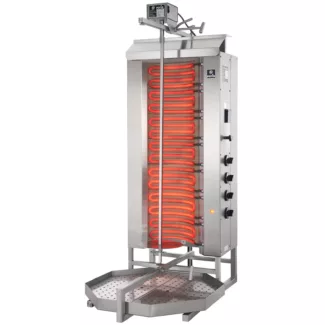 Kebab-grilli – 10,500 W – jopa 80 kg lihaa