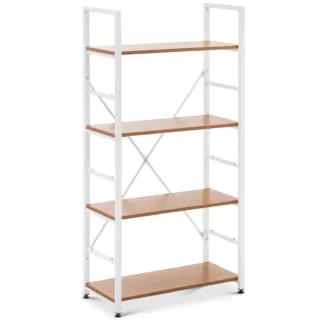 Kirjahylly – 28 x 60 x 124 cm – 150 kg – valkoinen