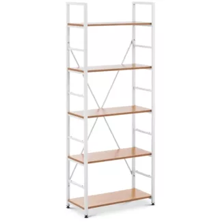 Kirjahylly – 28 x 60 x 156.5 cm – 150 kg – valkoinen Kirjahylly – 28 x 60 x 156.5 cm – 150 kg – valkoinen