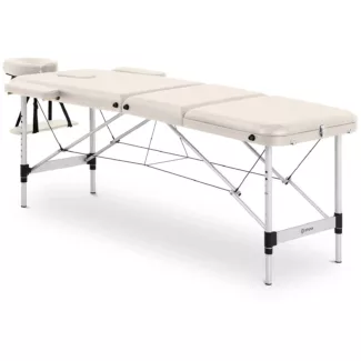 Kokoontaitettava hierontapöytä – 185 x 60 x 60-81 cm – 180 kg – Beige