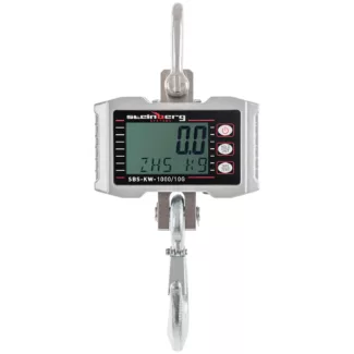 Koukkuvaaka – 1000 kg / 0,5 kg – LCD – alumiini