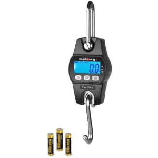 Koukkuvaaka – 300 kg / 100 g – musta – nostovaaka