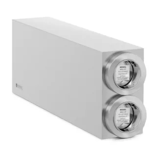 Kuppien annostelija – kaksiosainen – ruostumatonta terästä – kuppien halkaisija maks. 89 cm – Royal Catering