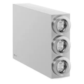 Kuppien annostelija – kolmiosainen – ruostumatonta terästä – kuppien halkaisija maks. 89 cm – Royal Catering