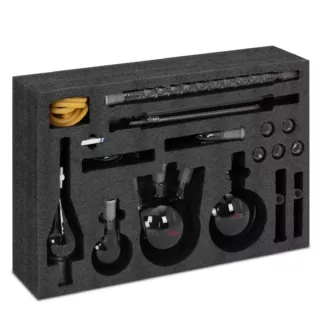 Laboratoriolasit – tislaus – 29-osainen sarja – vakiohios: 24/40