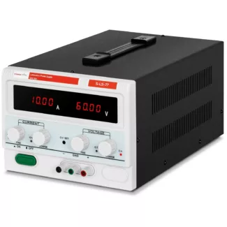 Laboratoriovirtalähde – 0-60 V – 0-10 A DC – 600 W
