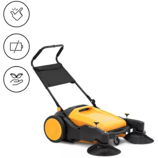 Lakaisukone – 2 sivuharjaa – 3 700 m²/h – pölysuodatin