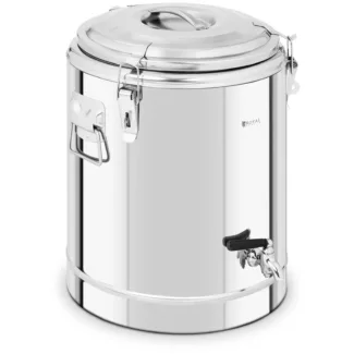 Lämpöastia ruostumaton teräs – 22,5 l – annosteluhana