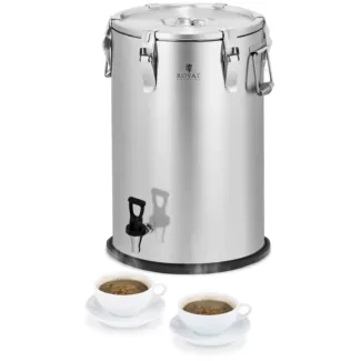 Lämpöastia – ruostumatonta terästä – 35 L – tyhjennyshana