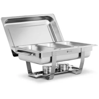 Lämpöhaude – 3 x GN 1/3 – 7 L – 2 poltintahna-astiaa