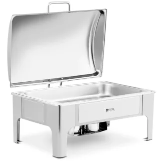 Lämpöhaude – GN 1/1 – Royal Catering – 8,5 L – 2 poltintahna-astiaa – puolipyöreä