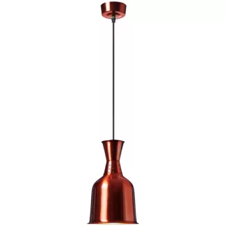 Lämpölamppu – messinkiväri – 19 x 19 x 29 cm – Royal Catering – teräs