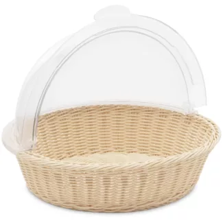 Leipäkori – buffettiin – saranoidulla kannella – Ø 410 x 300 mm – Royal Catering