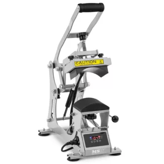 Lippisprässi – enintään 250 °C – LCD-näyttö – ajastin