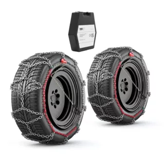 Lumiketjut – 4WD (4×4) – 16 mm – EN 16662-1 – renkaan koot: 9×15 / 245/65 r17 / 255/50 r19 jne.