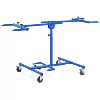 Maalausteline – auton ovelle – pyörillä