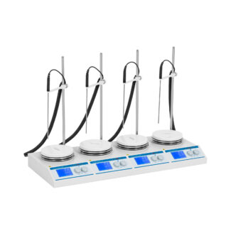 Magneettisekoitin – 4 lämmityslevyä – 4 x 2 l – 2000 r/min